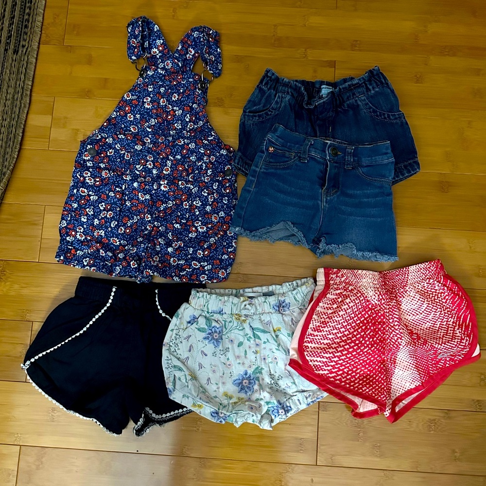 Lot of 6 size 3T shorts